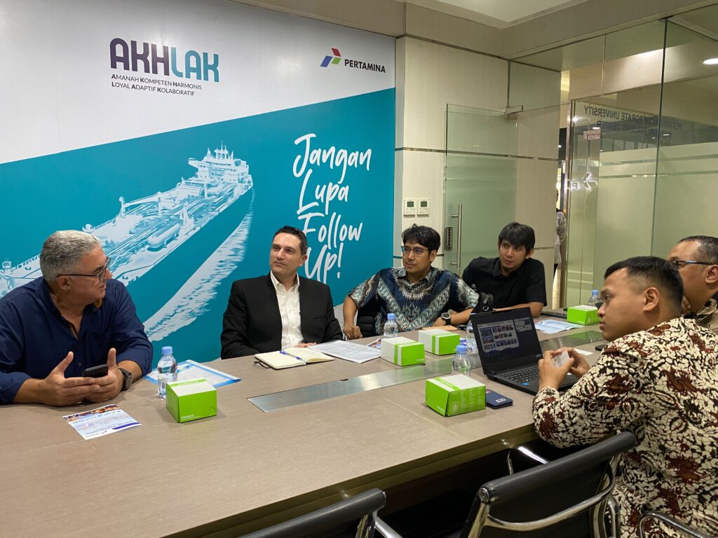 Meeting at Pertamina Corporate University Maritime Training Center